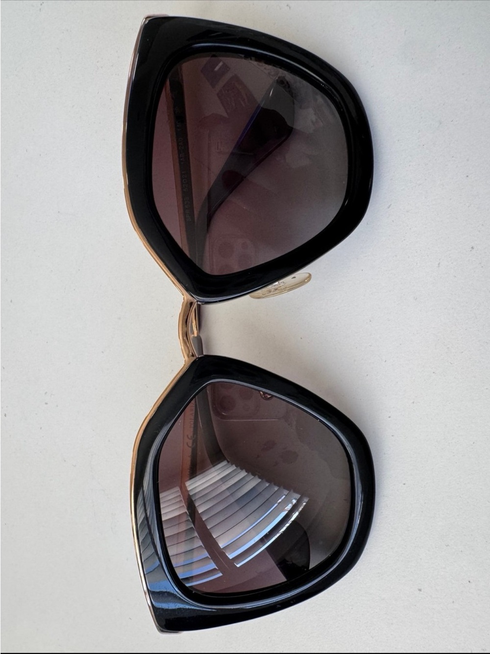 Prada Women's Black Cinema SPR 53S Cat-Eye Sunglasses LIKE NEW